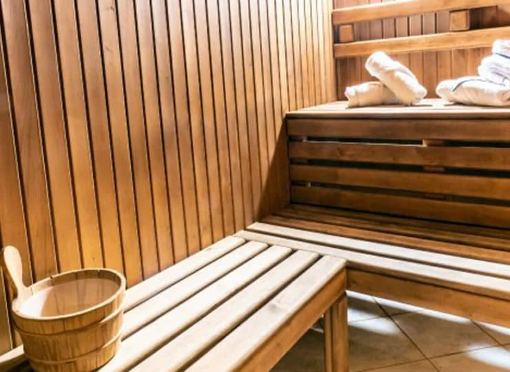 W hotelowej strefie wellness mieści się sauna