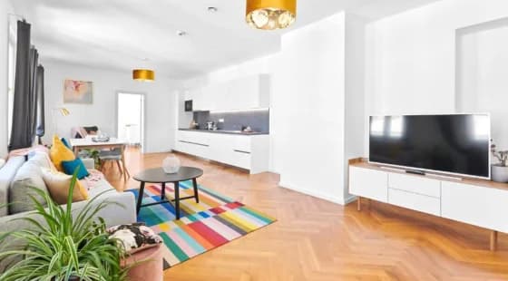 Apartament z 2 sypialniami +balkon