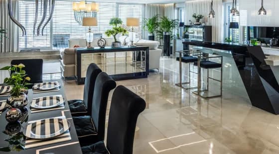 Penthouse z 4 sypialniami