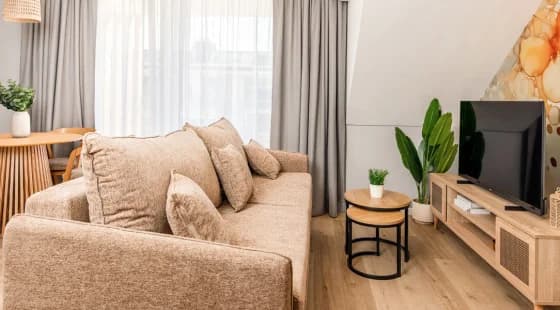 Apartament Japandi 2 balkony