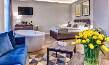 Joyinn Aparthotel*** oferuje zakwaterowanie w luksusowych apartamentach