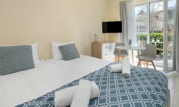 Hotel Lazur posiada wygodne pokoje 2+1 standard