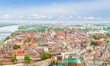 Hotel Halo Toruń jest doskonale położony w centrum Torunia