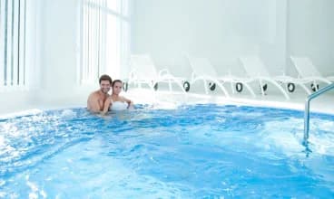 Goście hotelu mogą korzystać ze strefy wellness