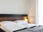 Apartamenty podzielone są na część sypialnianą i dzienną