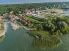 Hotel jest zlokalizowany nad Zalewem Wiślanym