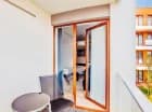 Wszystkie apartamenty dysponują balkonem