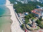 Wschodnia część uzdrowiska jest zielona i spokojna