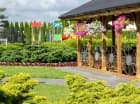 Hotel otacza przestronny ogród z atrakcjami, m.in. chatą grillową, placem zabaw