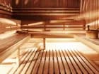 Dostępna jest tu m.in. sauna sucha i łaźnia parowa