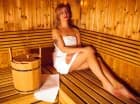 Jest tu także sauna, którą można wynająć na wyłączność