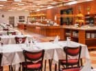 W hotelu znajduje się sala restauracyjna