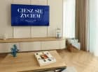 W ciągu dnia sofa tworzy kącik wypoczynkowy