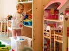 Przygotowano dwie spokojne sale zabaw dla dzieci