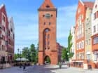 Elbląg to miasto z zabytkami. Na zdjęciu: Brama Targowa