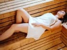 Jest także sauna sucha oraz łaźnia parowa