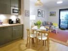Każdy apartament posiada aneks kuchenny