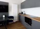 Każdy apartament ma aneks kuchenny