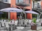 W letnich miesiącach hotel dysponuje zewnętrznym tarasem