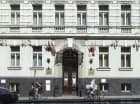 Fasada hotelowej kamienicy