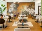 Restauracja hotelowa jest jasna i przyjemnie urządzona