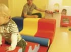 Wewnątrz także przygotowano pokój zabaw na wypadek niepogody