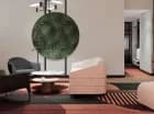 Nowoczesny pokój dzienny w apartamencie Executive Suite