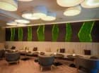W hotelu znajduje się gustowne lobby