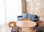 Cześć dzienna w apartamencie Boho