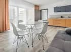 Do dyspozycji są apartamenty 2-pokojowe dla maksymalnie 4 osób