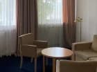 W apartamencie i studiu mieści się część wypoczynkowa