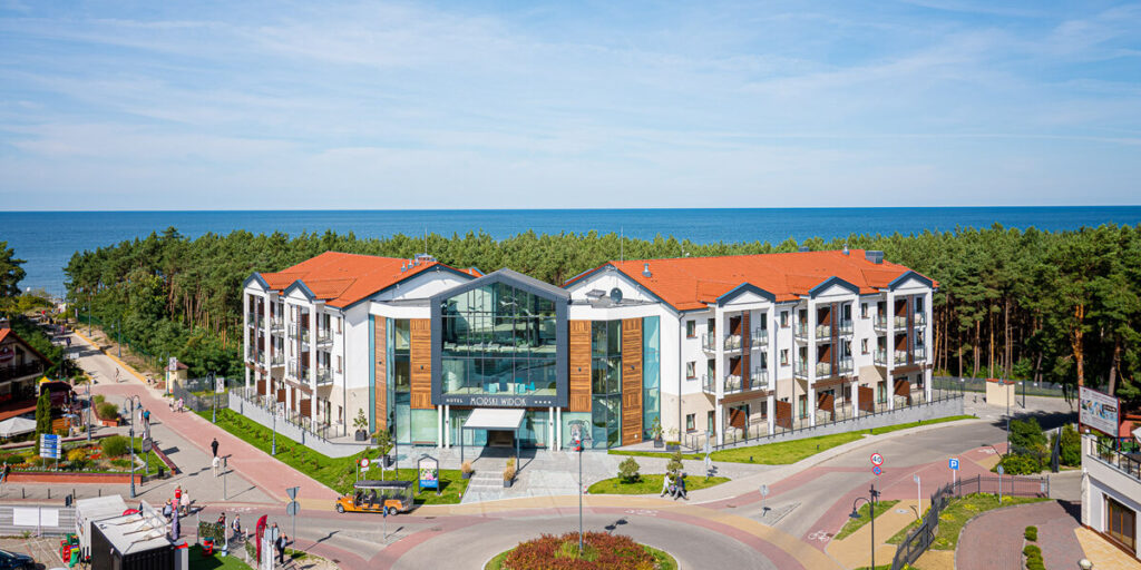 Hotel Morski Widok nad samym Bałtykiem w Krynicy Morskiej