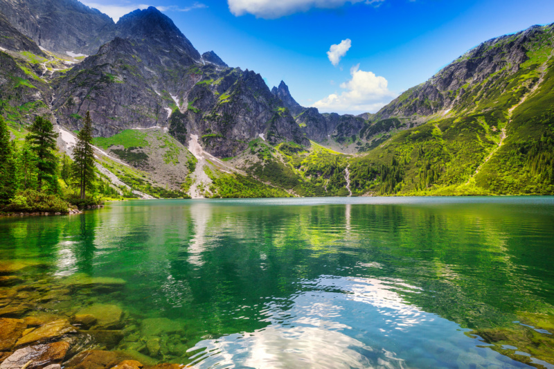 Jedno z najpiękniejszych cudów natury - Morskie Oko w Tatrach